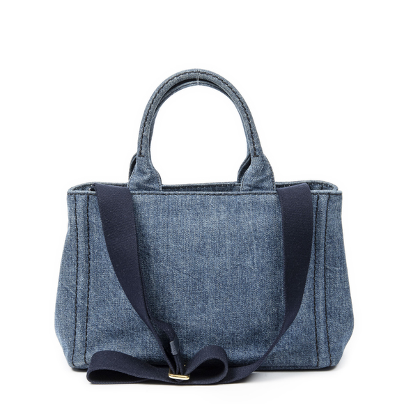 Prada Small Canapa Tote - Picture 5 of 10